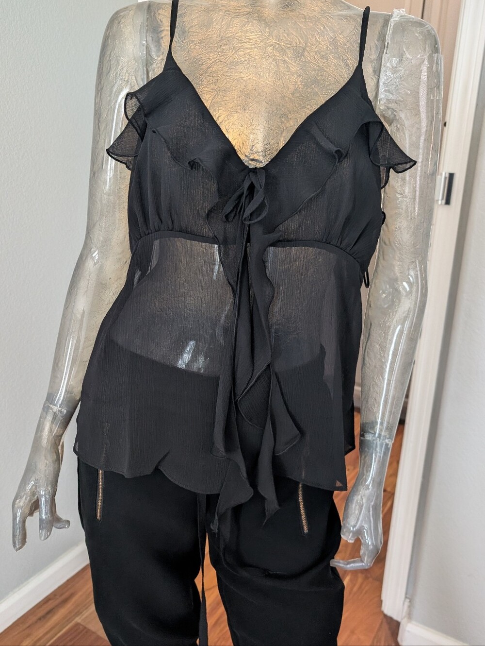 Robert Rodriguez Chiffon Justine Cascading Ruffle Camisole Size Medium Nwt ❤️